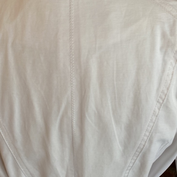 Giacca large white peacoat with silver buttons - Picture 10 of 12